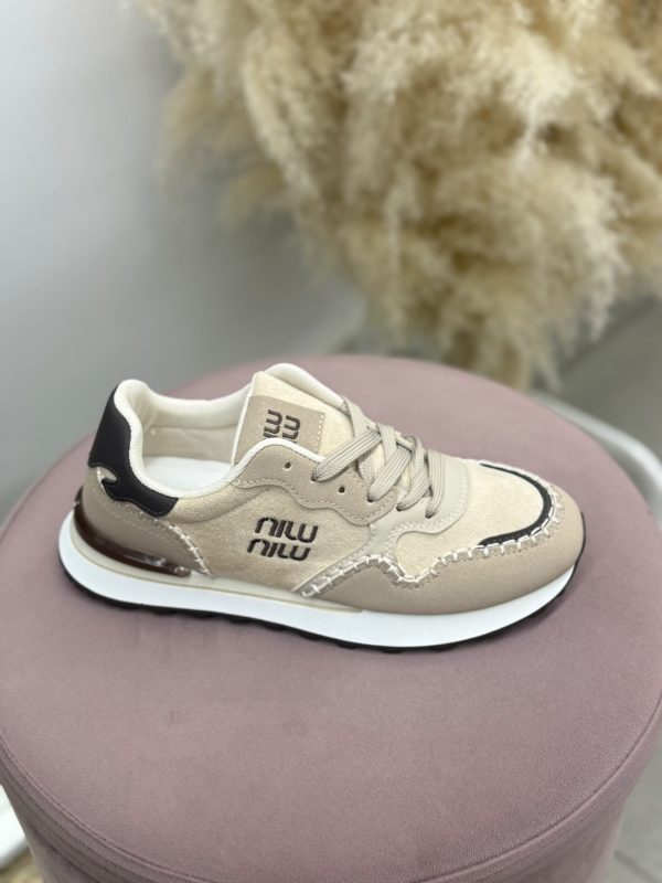 DEPORTIVAS BEIGE INSPIRACION MIIU MIIU